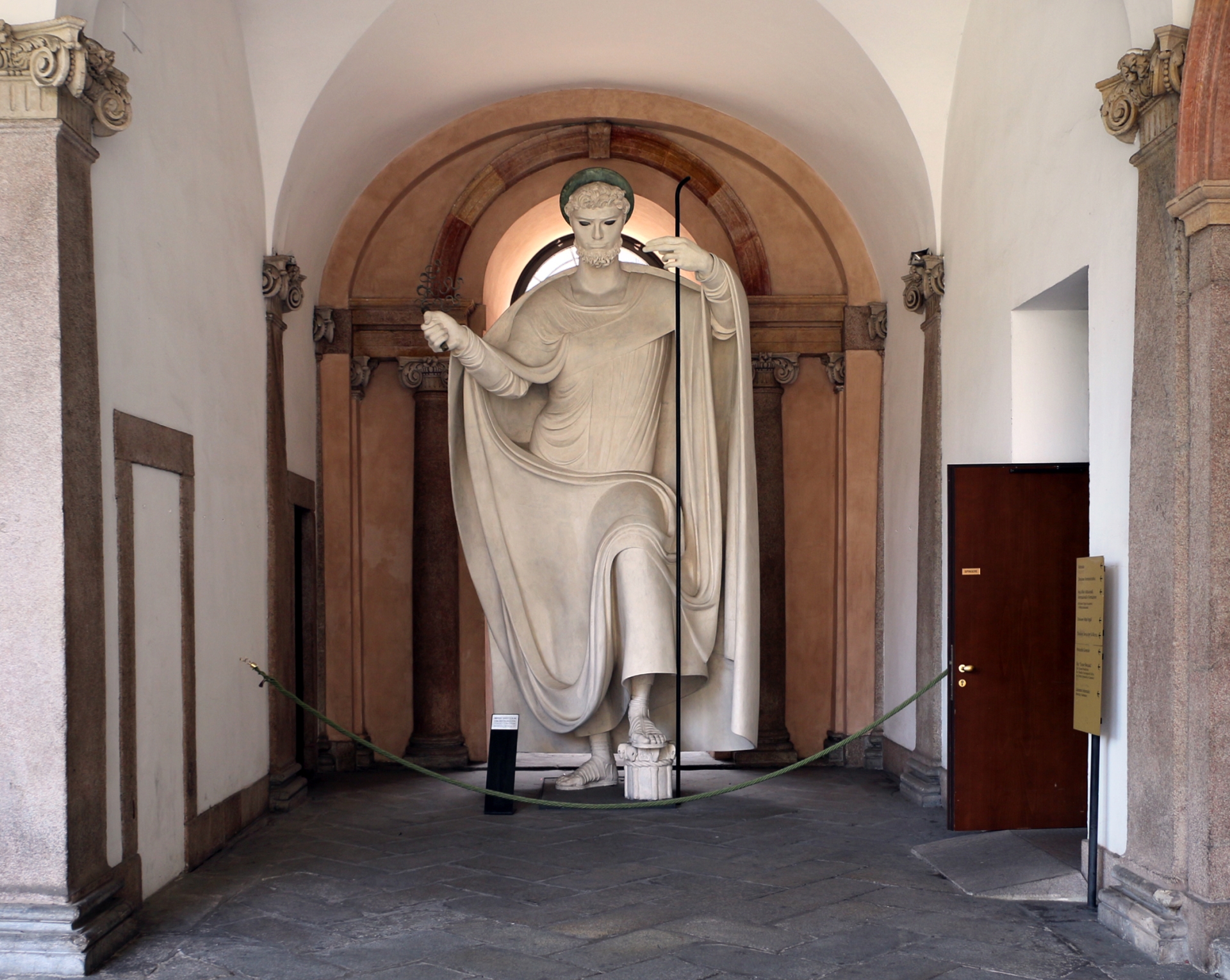 Sant Ambrogio - opera in gesso - Università Statale di Milano