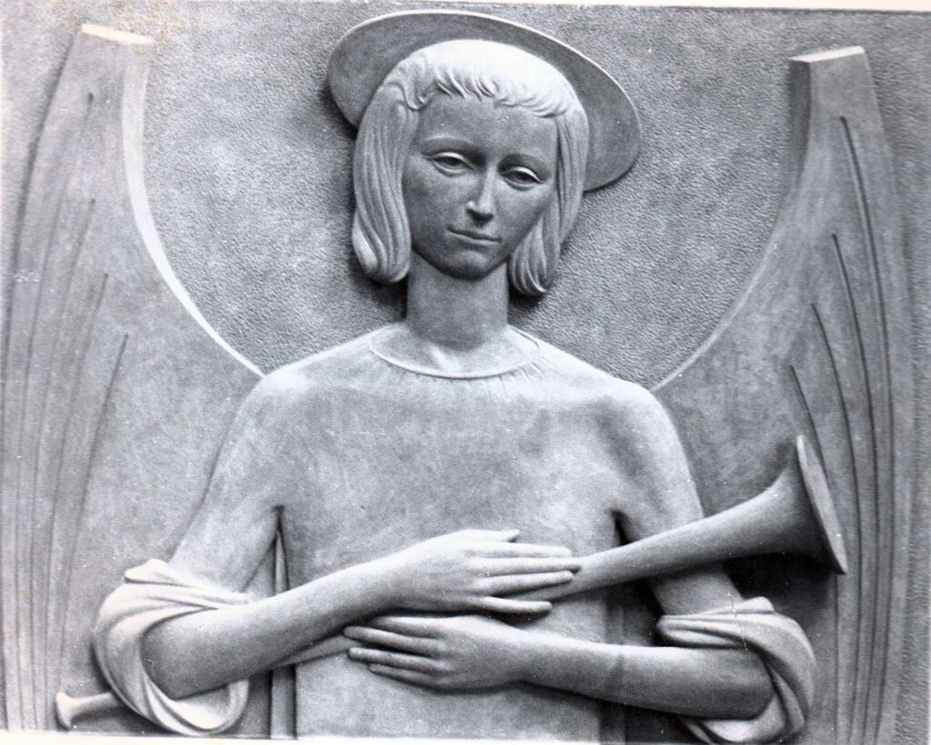 Orazio Bobbi - Annunciazione - Bronzo al Cimitero Maggiore di Milano
