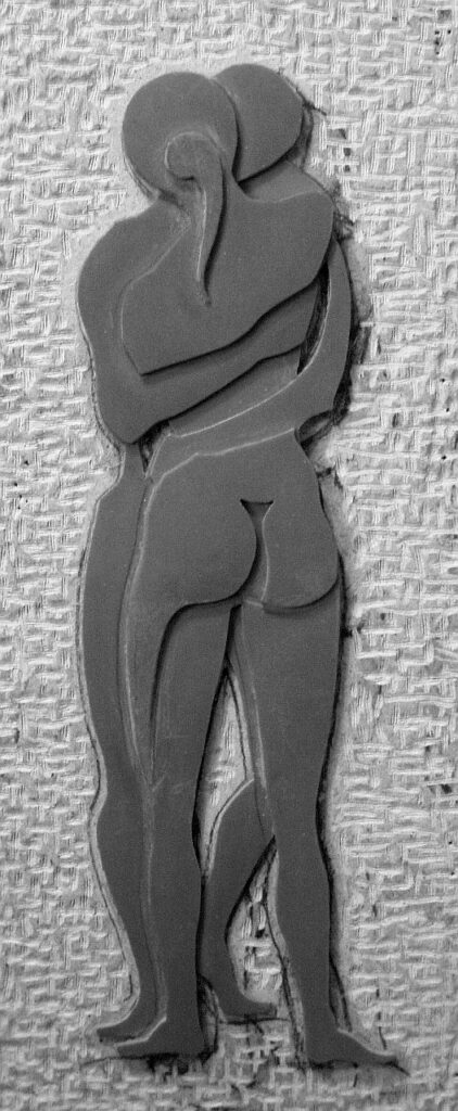 Orazio Bobbi - Il Bacio - Gesso