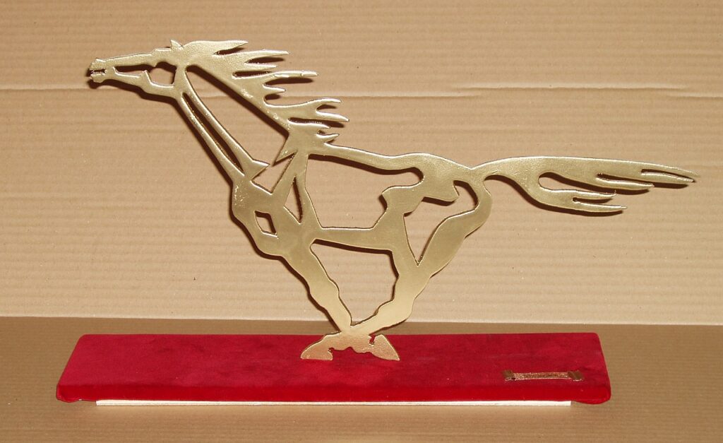 Orazio Bobbi - Puledro in corsa - Pasta di legno