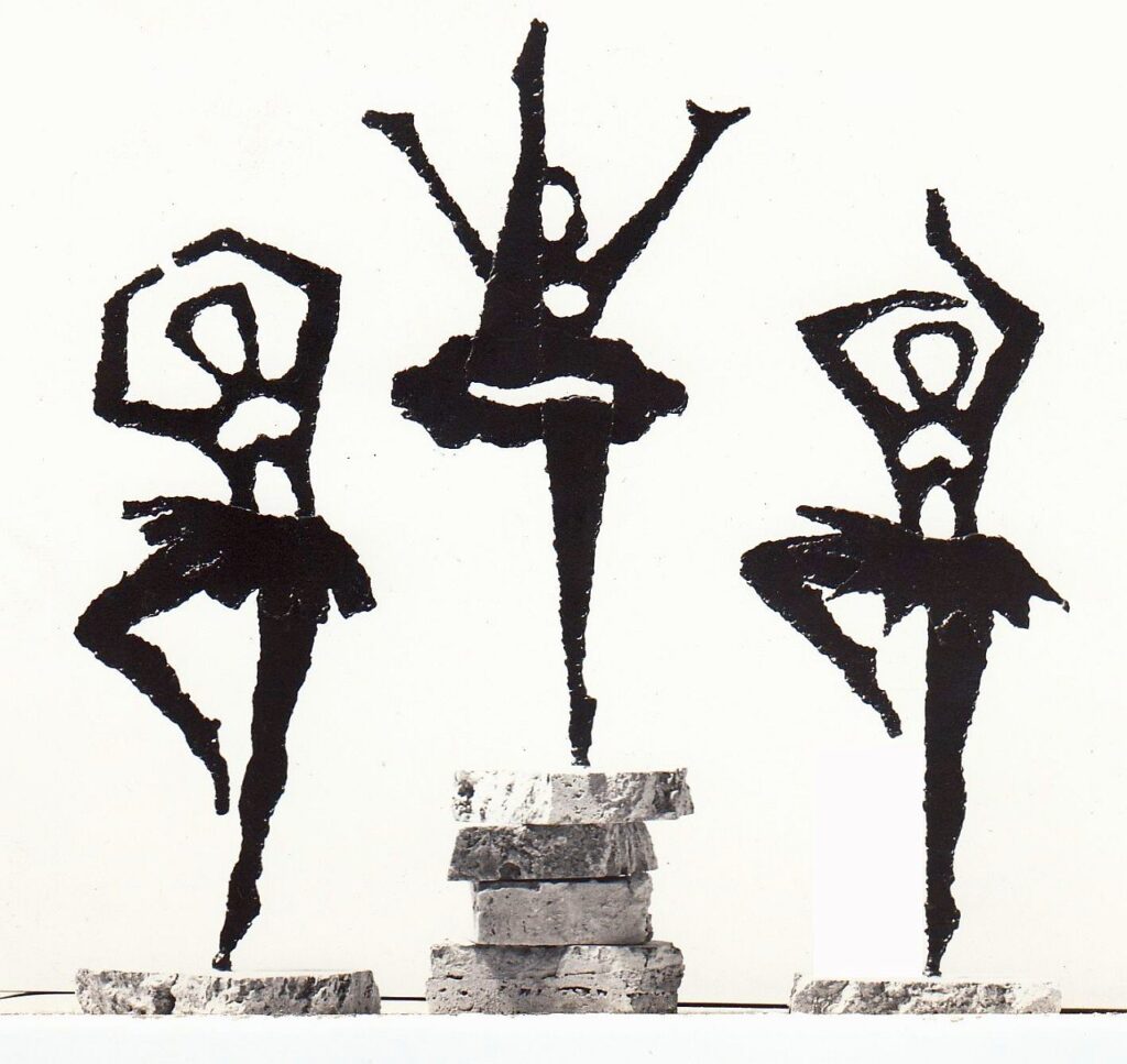 Orazio Bobbi - Tre Ballerine - Ferro